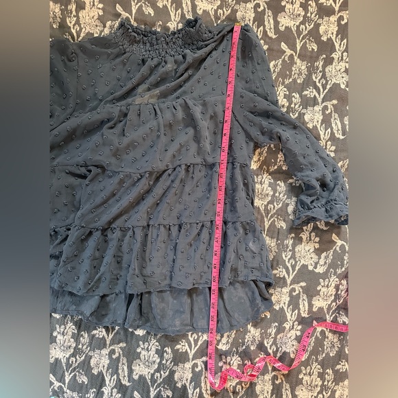 ๐ Chiffon Swiss Dot blouse - Picture 2 of 4